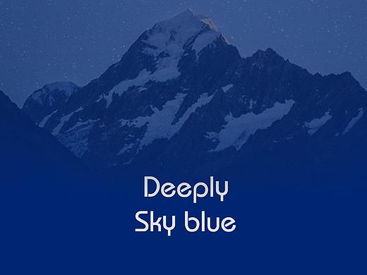 Deeply Sky Blue（个人主页-ZMjQxNzEyODg=） - 主题/皮肤 - 站酷设计师北巷南城原创素材 - 站酷ZCOOL