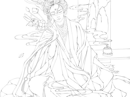 新图的线稿，放了好久没发了