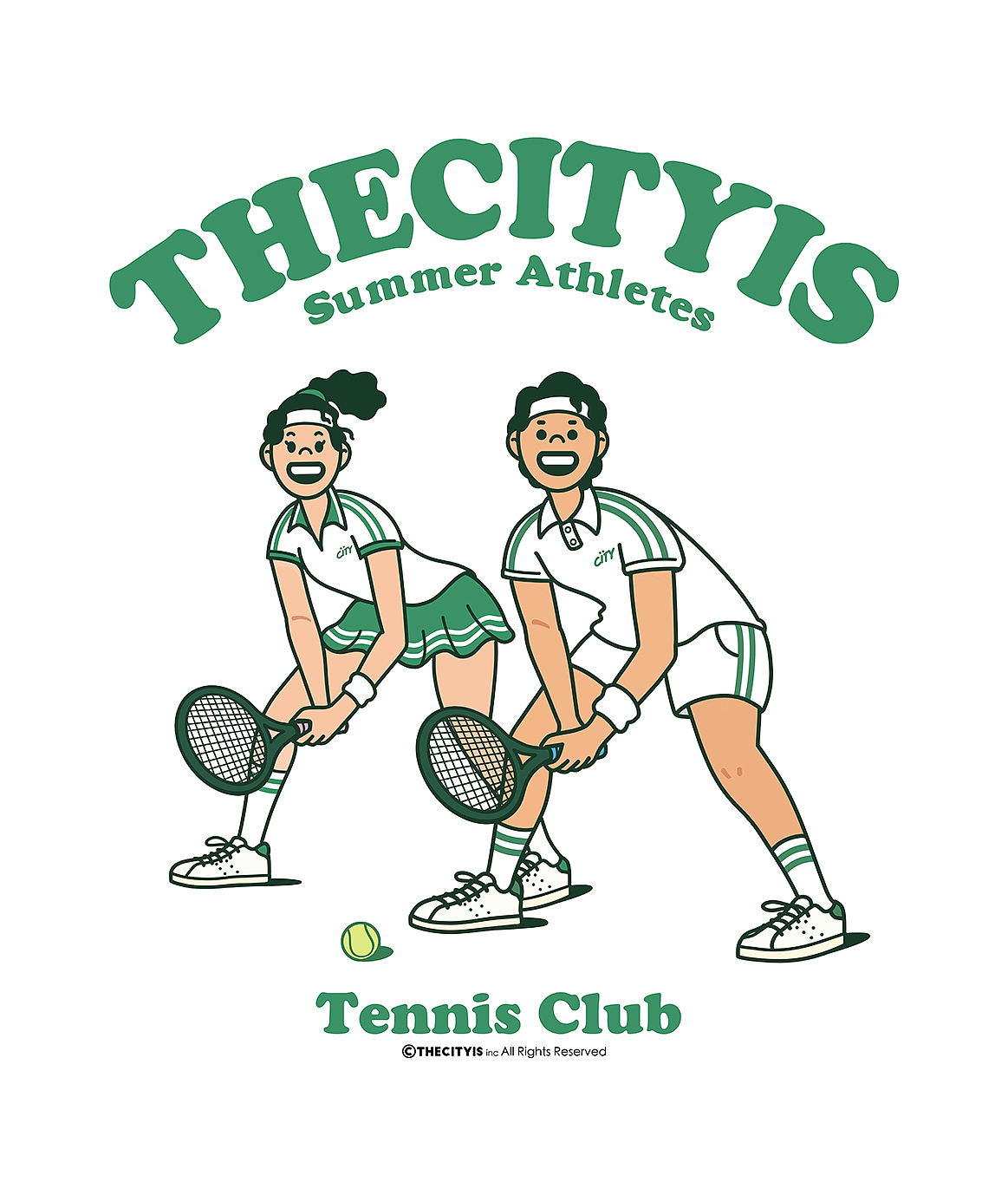 Summer Athletes Club | 夏季运动员俱乐部（图ZMzEyMTIzMDEy） - 新锐潮流插画 - 站酷设计师佐拉Zola原创素材 - 站酷ZCOOL