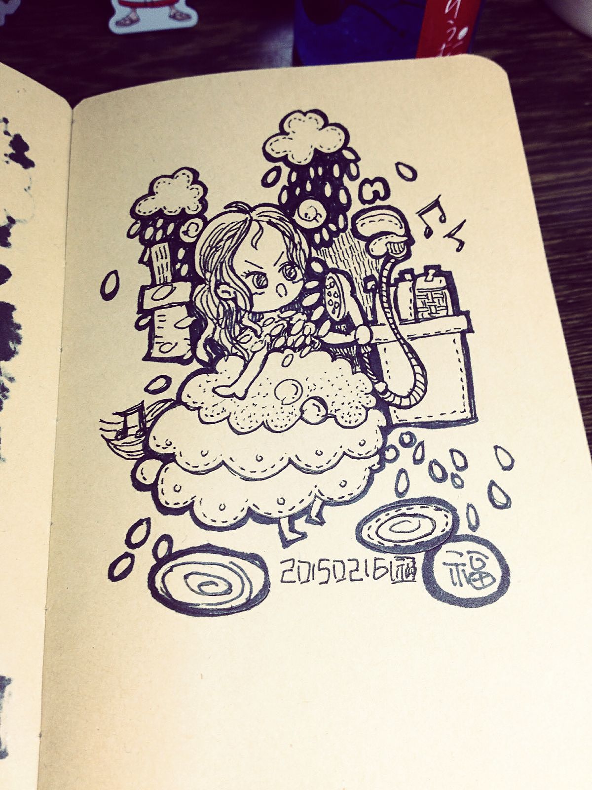 日记（一）（图ZMzQzNDE1NTY=） - 艺术插画 - 站酷设计师Fuuuuuu原创素材 - 站酷ZCOOL