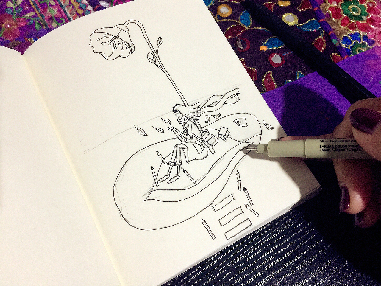 一叶扁舟•乘风远航（图ZMTAyMzM1Njk2） - 绘本 - 站酷设计师清清湖畔原创素材 - 站酷ZCOOL