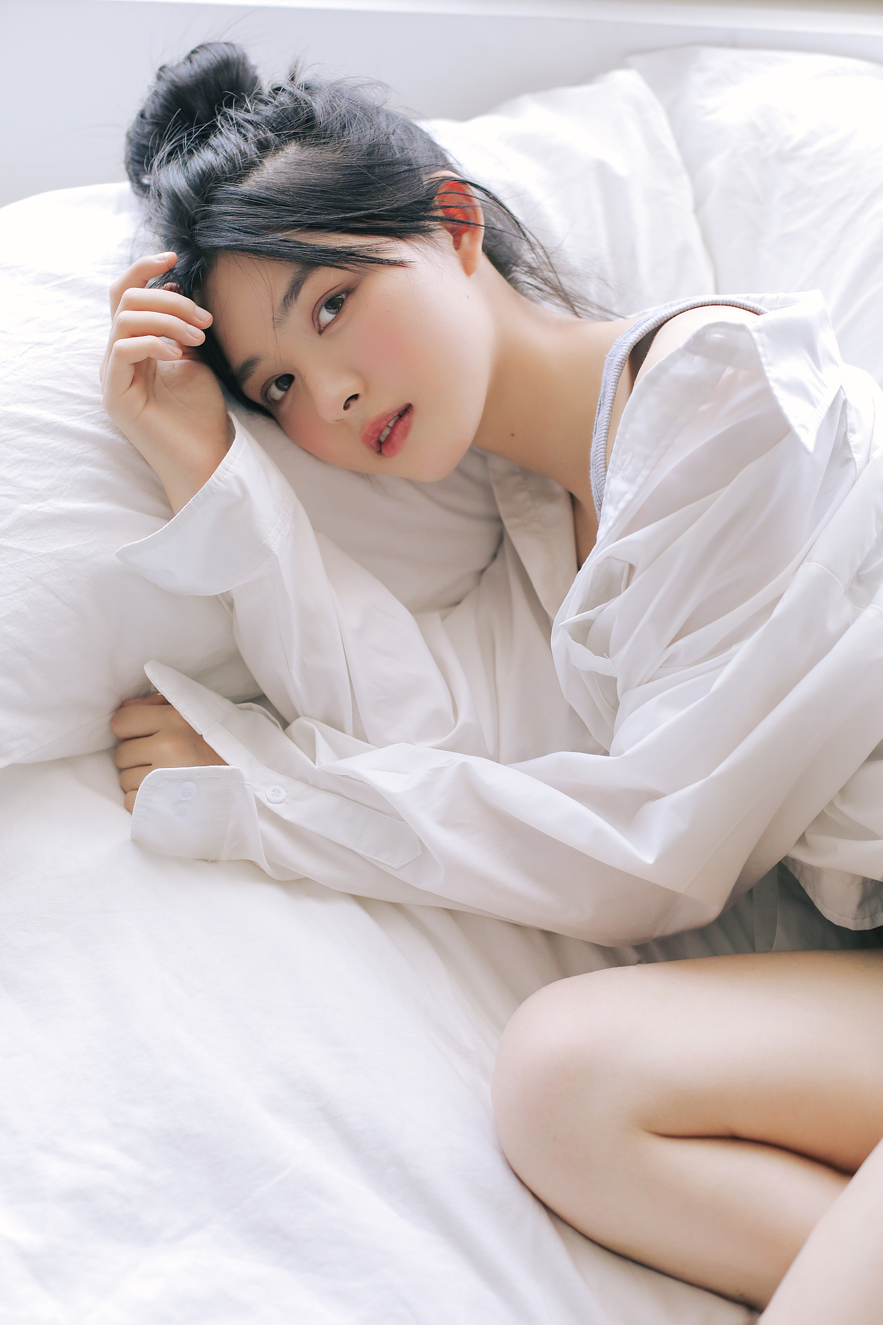 早睡早起，养成白皙牛奶肌🥛（图ZMjY1ODU4NzIw） - 人像摄影 - 站酷设计师宏赟同学原创素材 - 站酷ZCOOL