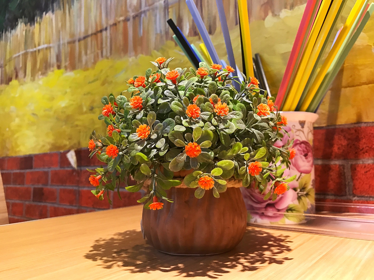 【手机摄影】假花室内摆放拍摄