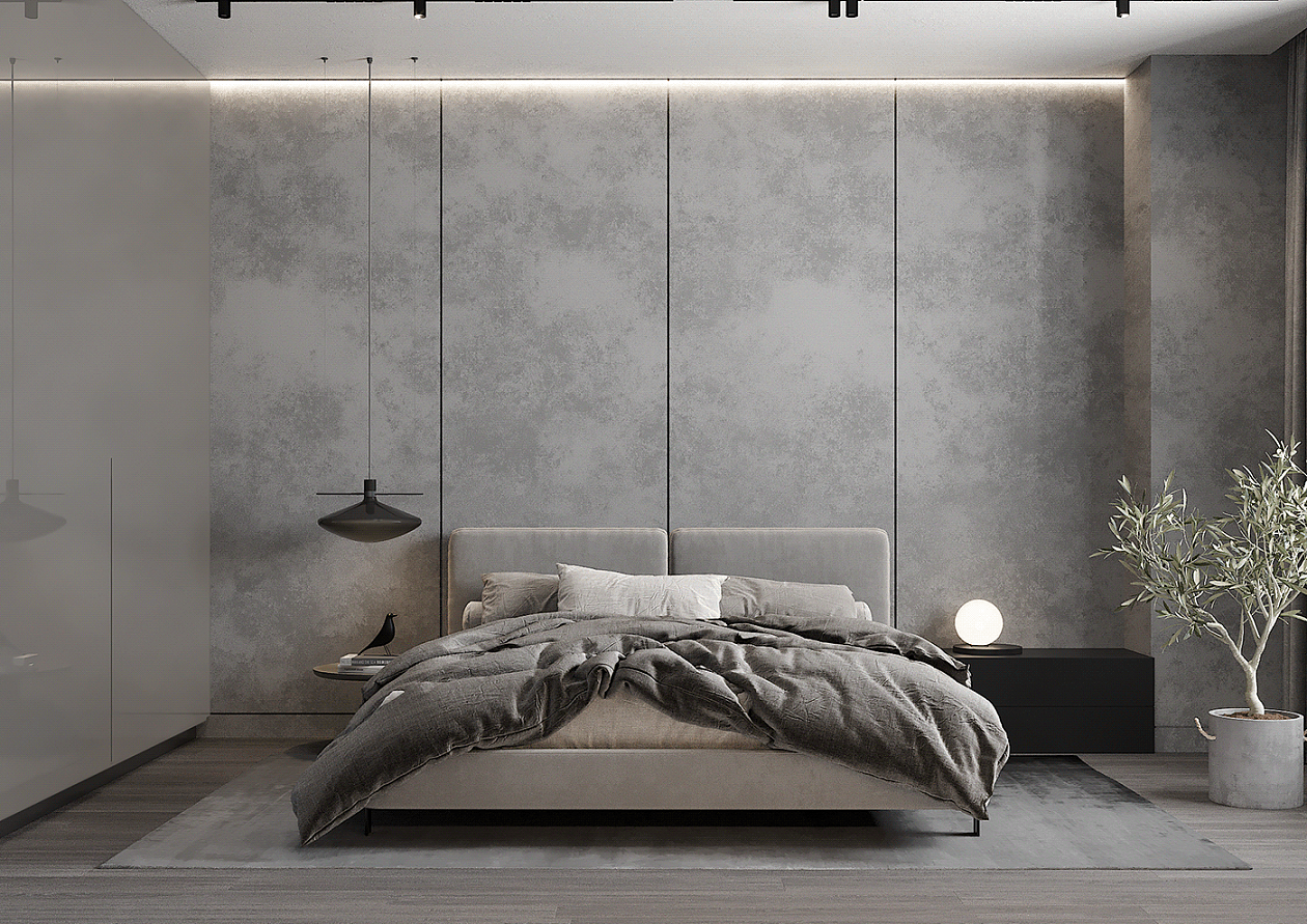 高级灰 水泥色的极致运用（图ZMjQ2NzY3NDMy） - 家装设计 - 站酷设计师小小冰8025原创素材 - 站酷ZCOOL