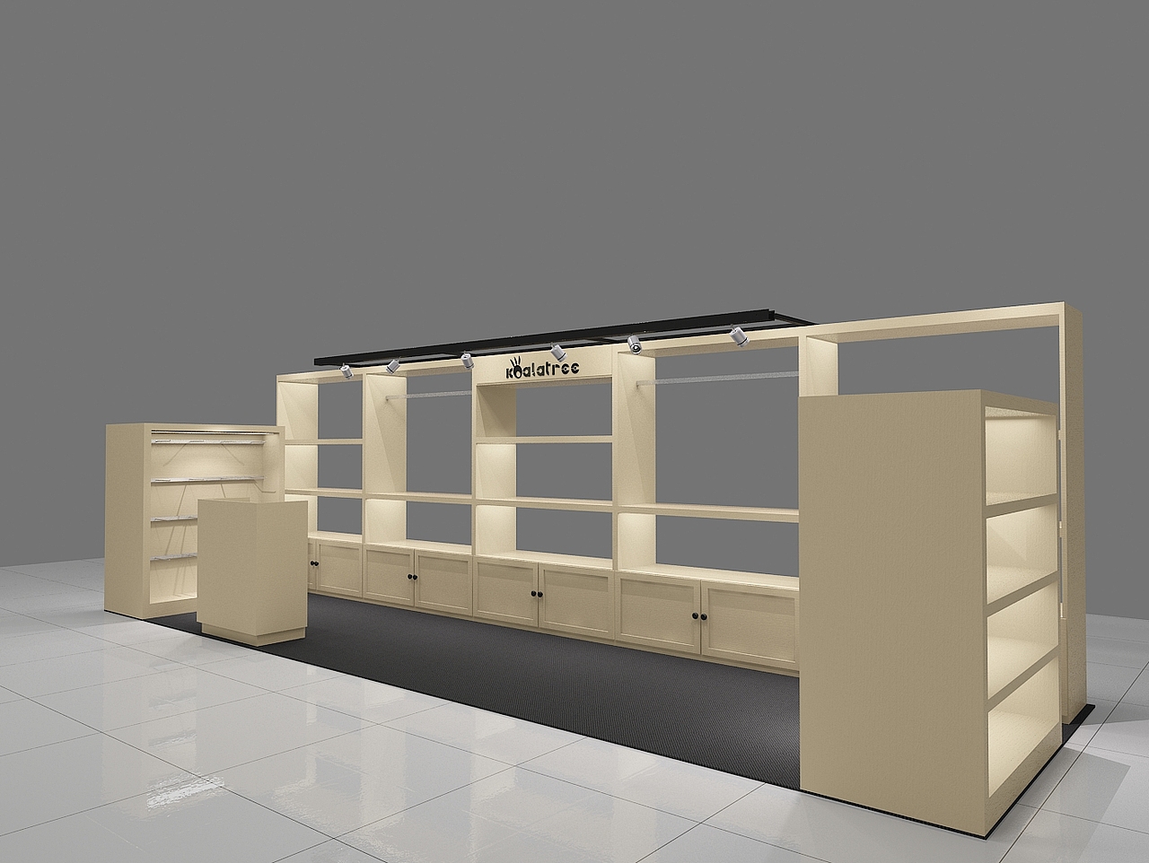 店面专柜设计,商场店铺设计