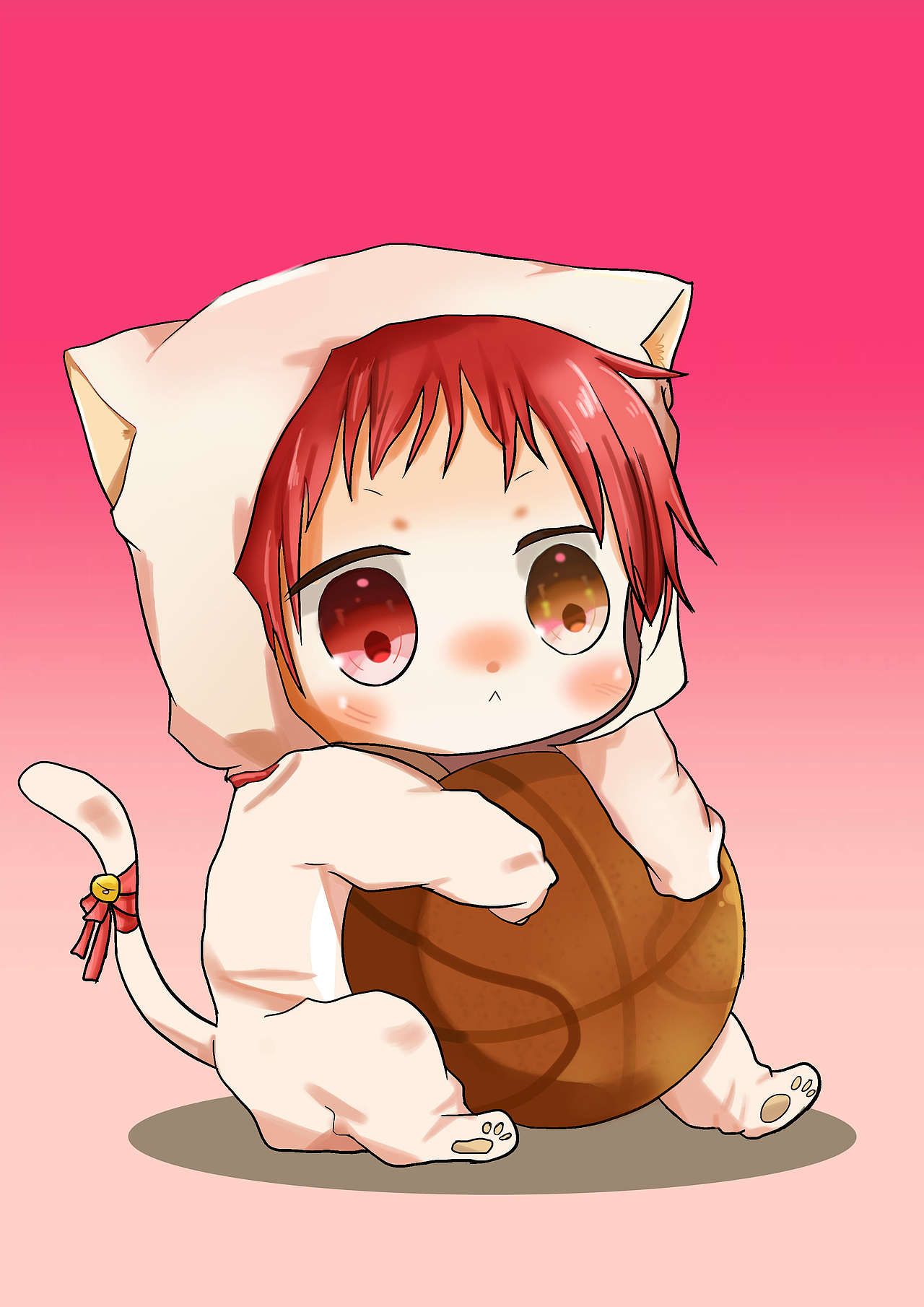 卡通q版赤司黑子的篮球