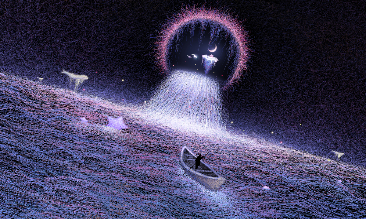 北冥有鱼壁纸梦幻图片