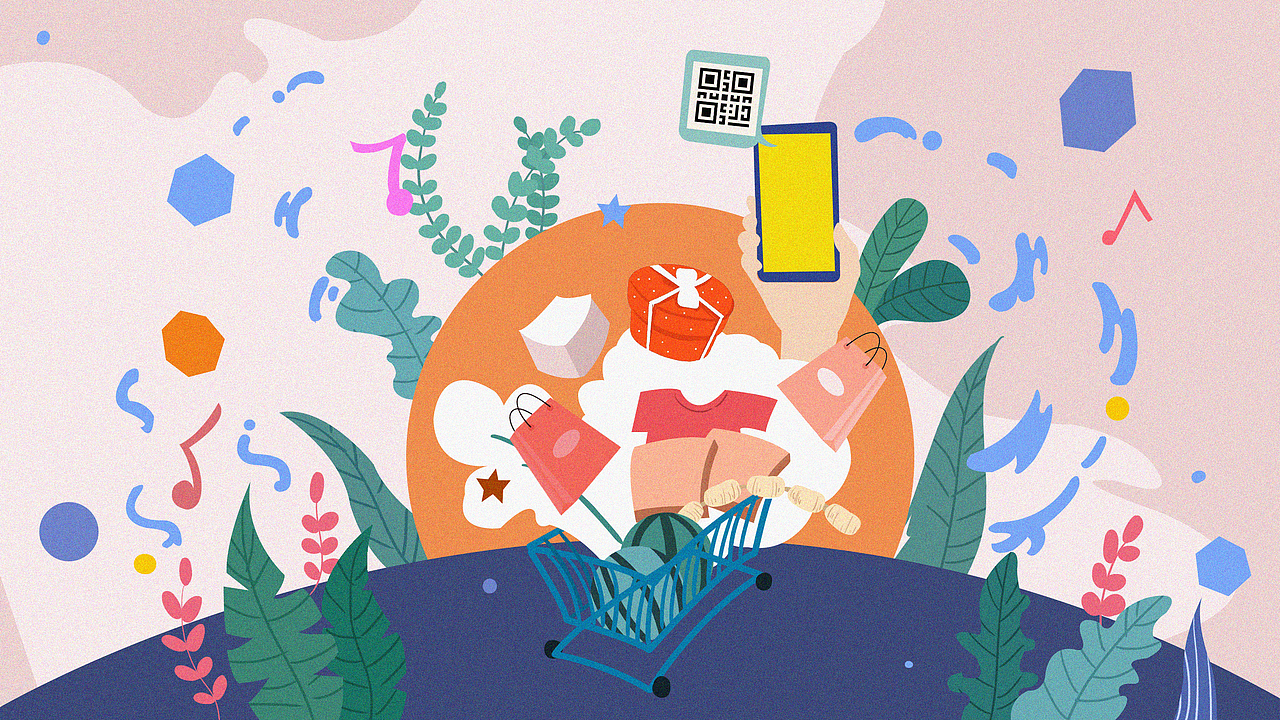 商业品牌插画（图ZMjMxMDY3MzMy） - 商业插画 - 站酷设计师插画师叶子原创素材 - 站酷ZCOOL