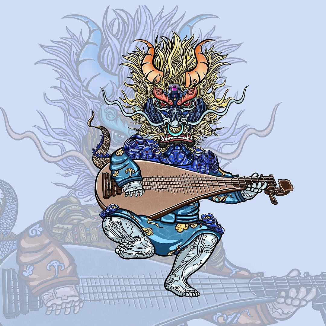 NFT 手绘龙子系列 未完