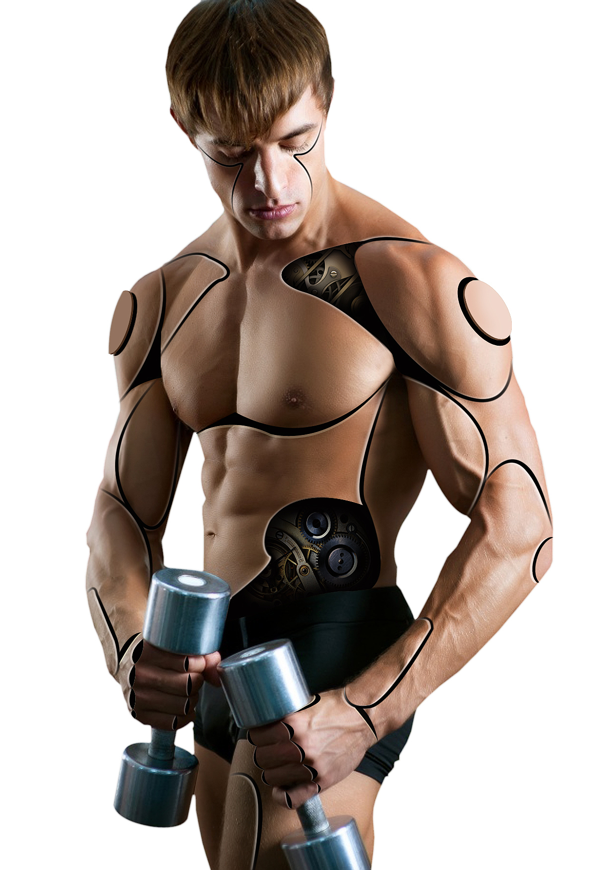 机器人合成教程（图ZMzkwNDIwNDg=） - 海报 - 站酷设计师暝2015原创素材 - 站酷ZCOOL