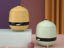 迷你饭煲建模渲染
