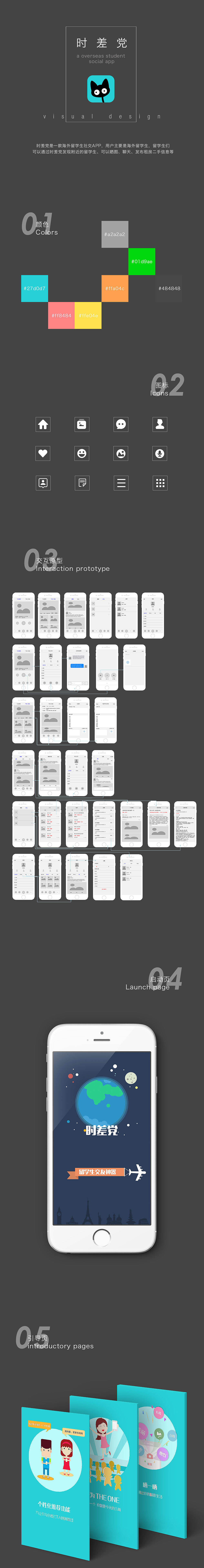 时差党APP 一款留学生社交APP 很多美女和帅哥啊 嘎嘎（图ZNDI4ODY5MDQ=） - APP界面 - 站酷设计师huiping_LI原创素材 - 站酷ZCOOL