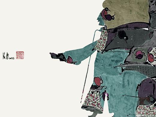 刘贇国画作品