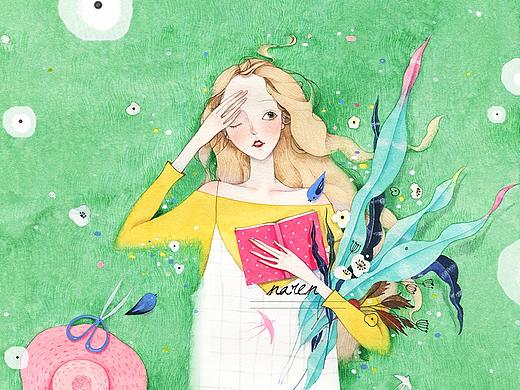 《十七岁》水彩插画合集