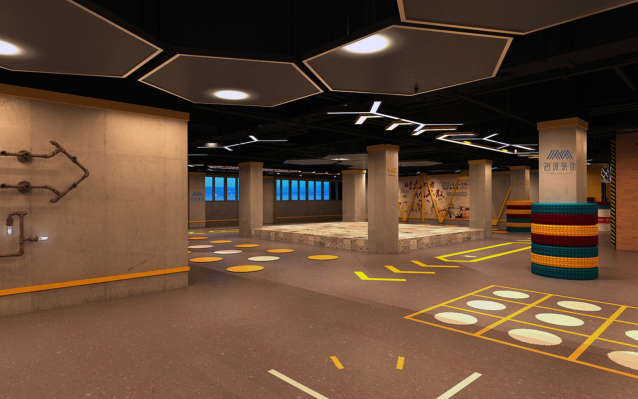 1766轮滑溜冰场（图ZMjU3NTE0NDY4） - 商业空间设计 - 站酷设计师李汉涛原创素材 - 站酷ZCOOL