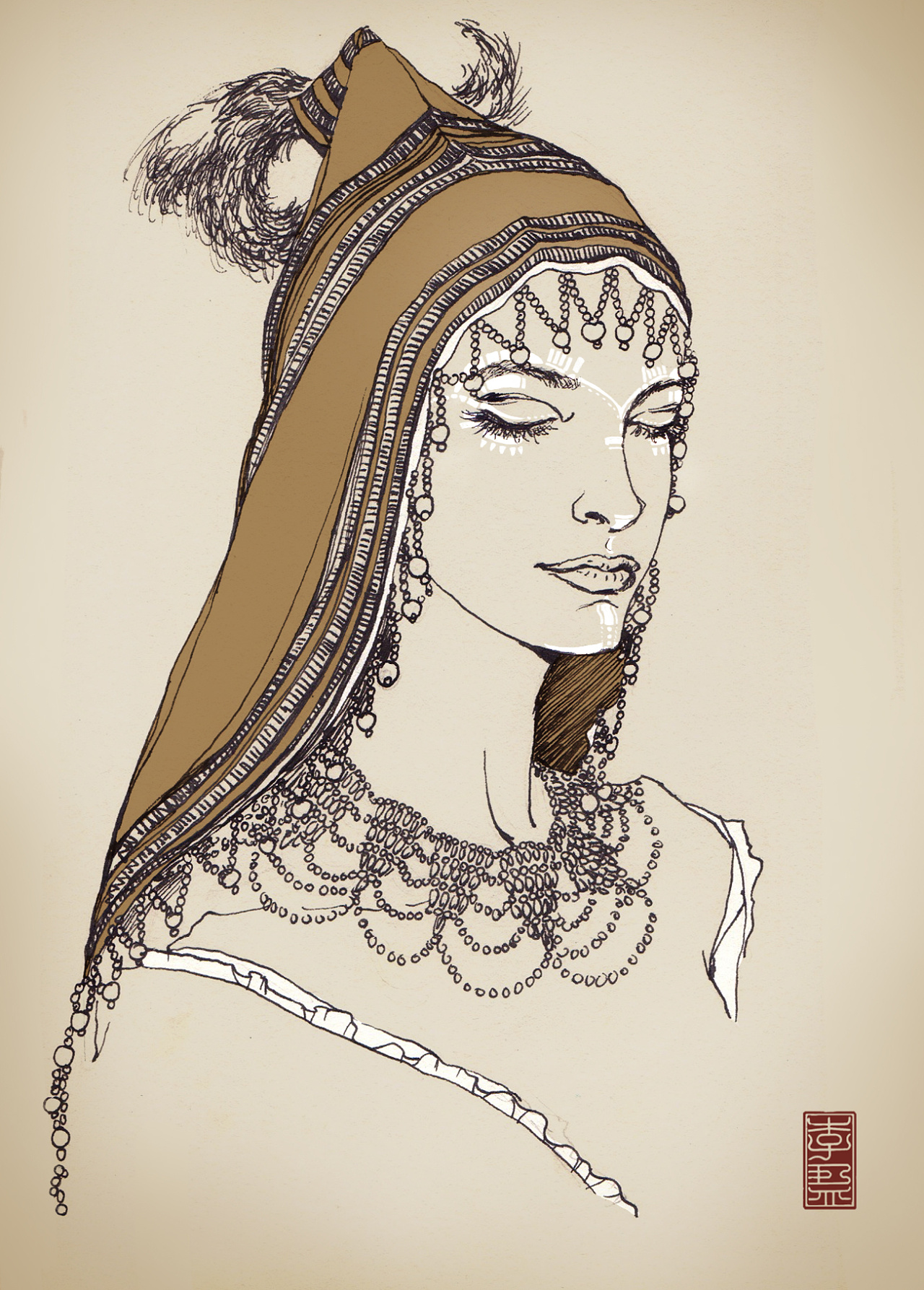 你知道那个充满异域色彩的人,她为什么先天如此神秘