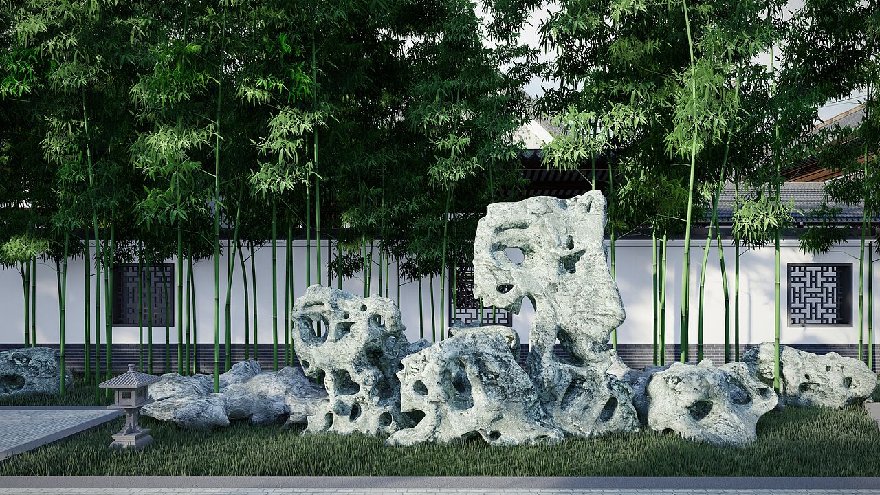 Lumion《古风景观》（图ZMjg2ODA0NDU2） - 景观设计 - 站酷设计师噜嚕噜噜鲁鲁修原创素材 - 站酷ZCOOL