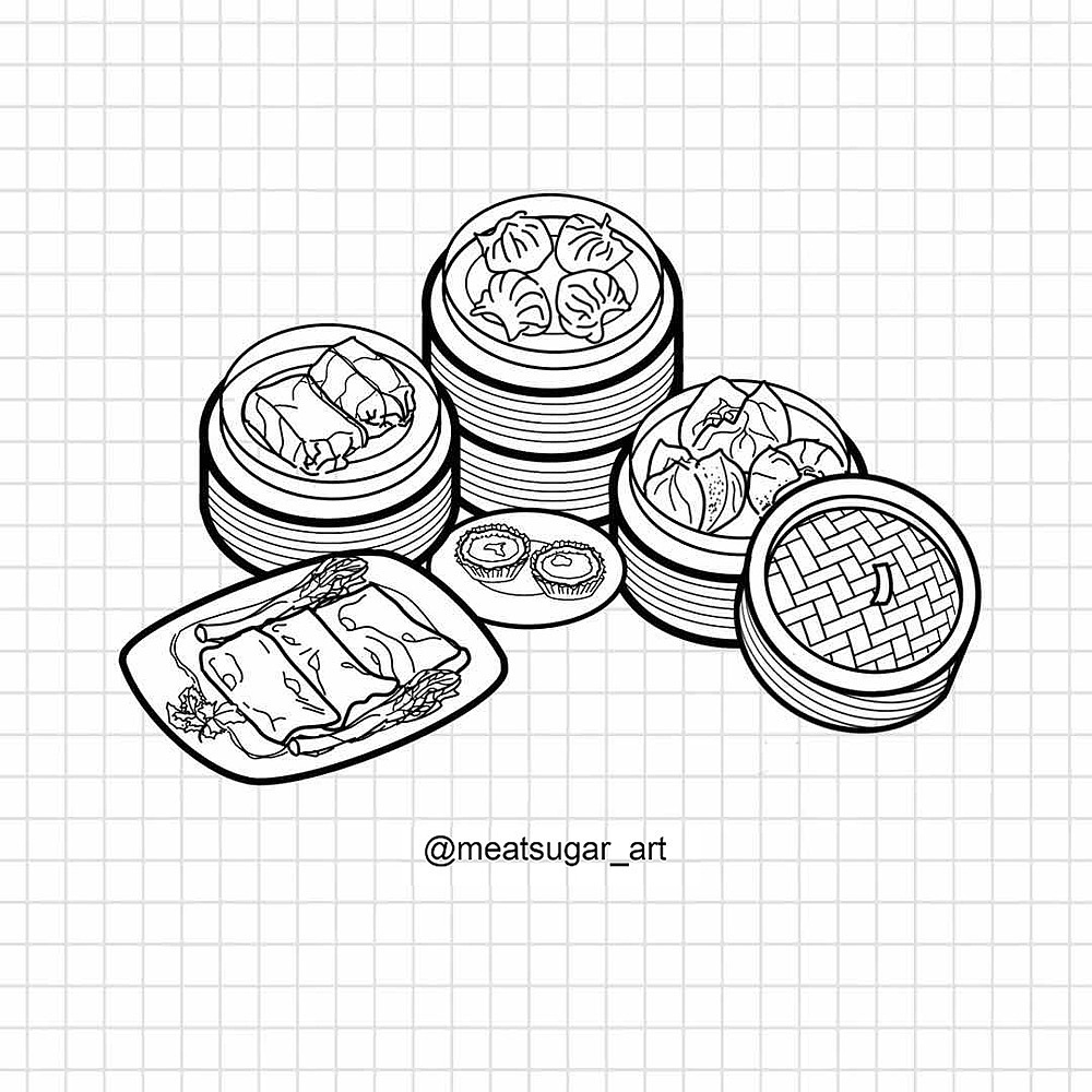 这个线稿画得最差,但是画不下去了,下次再进