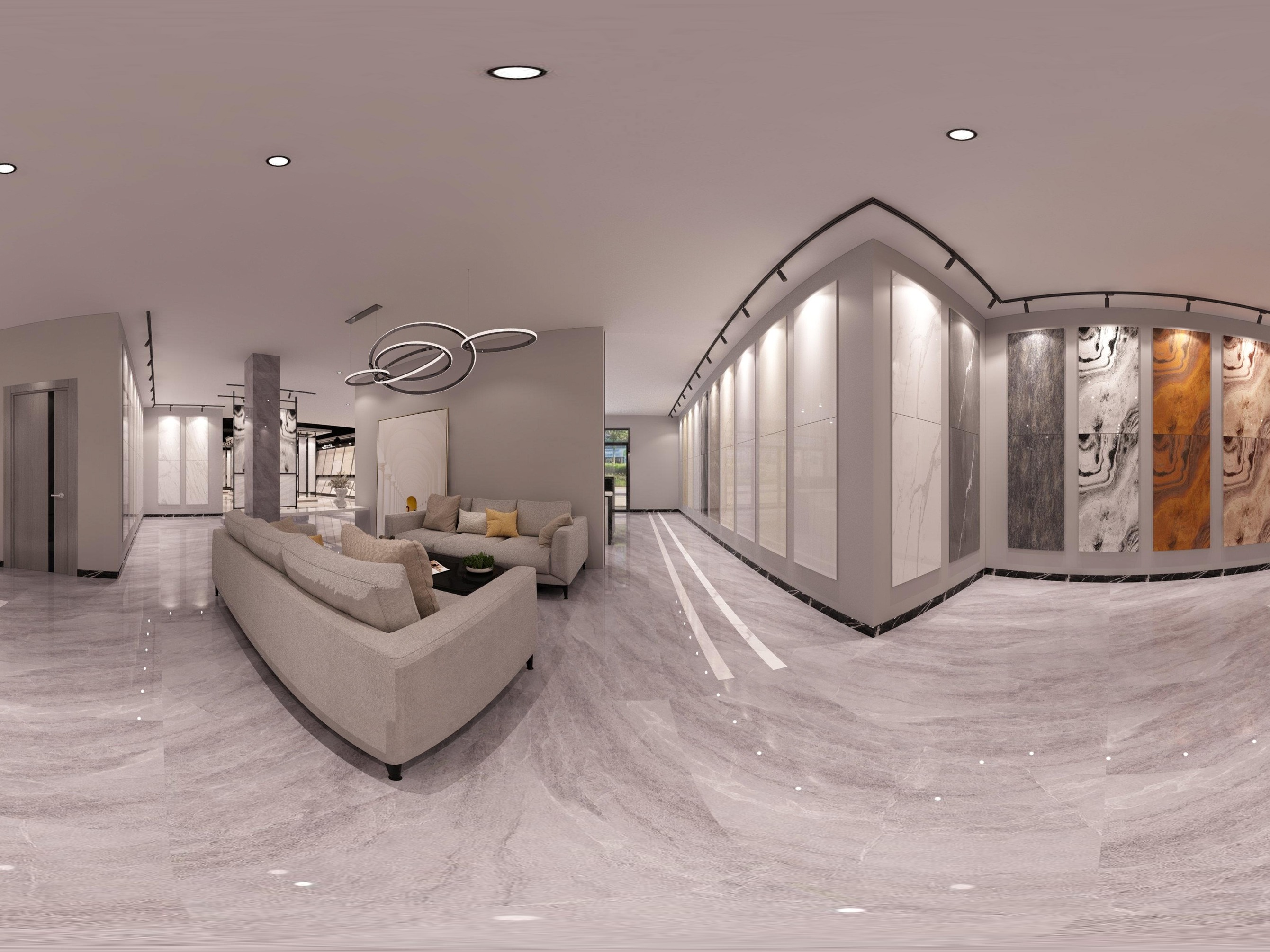 瓷砖展厅|空间|室内设计|效果图小静 - 原创作品 - 站酷 (ZCOOL)
