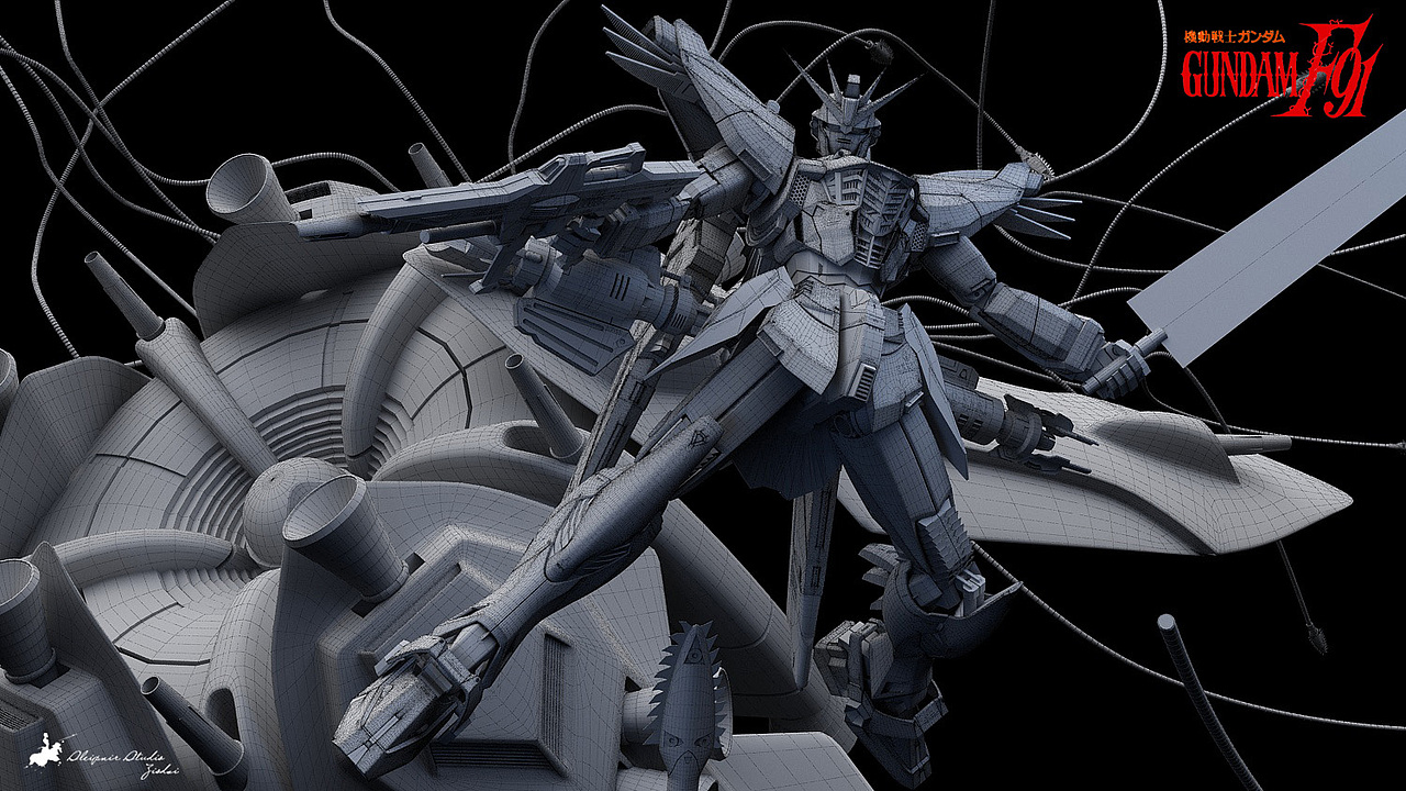 Metal Build F91 Plus（图ZNjQxNzU0ODg=） - 动画/影视 - 站酷设计师ziodai原创素材 - 站酷ZCOOL