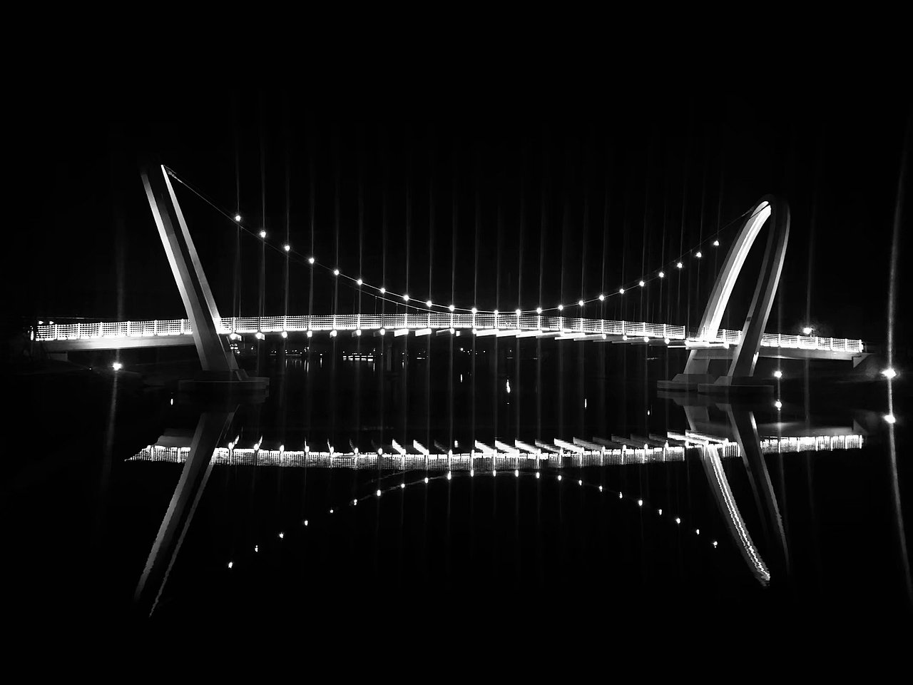 山东淄博孝妇河夜景拍摄/风光摄影/夜景拍摄