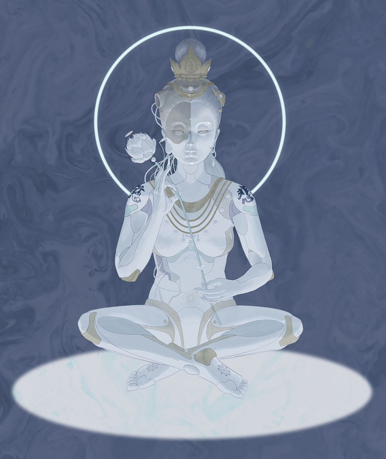 原创作品插画概念设定赛博朋克科幻未来艺术国潮喜欢ta的作品吗?