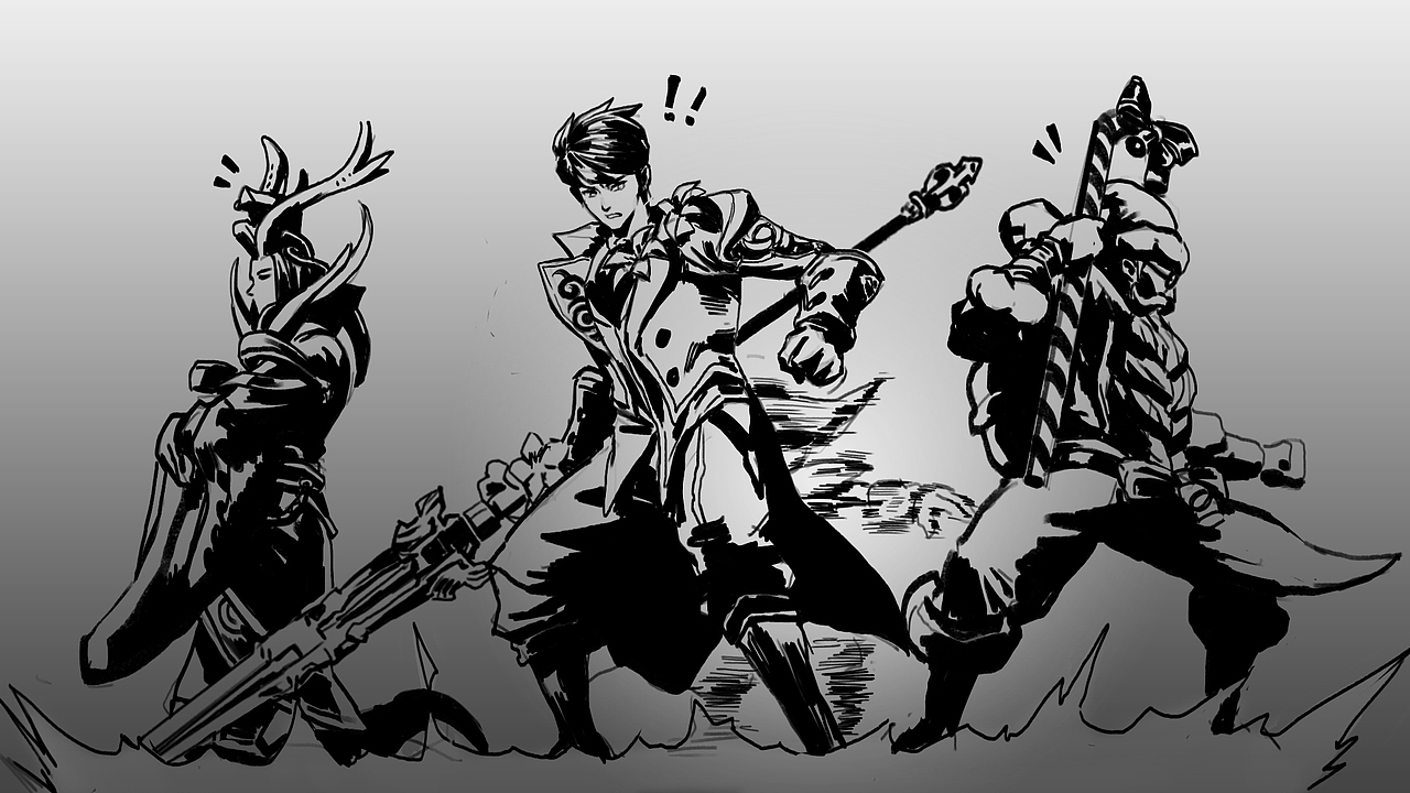 王者荣耀 #漫话KPL#（图ZMTE2MDkwNDI4） - 短篇/格漫 - 站酷设计师火山火山KAZAN原创素材 - 站酷ZCOOL