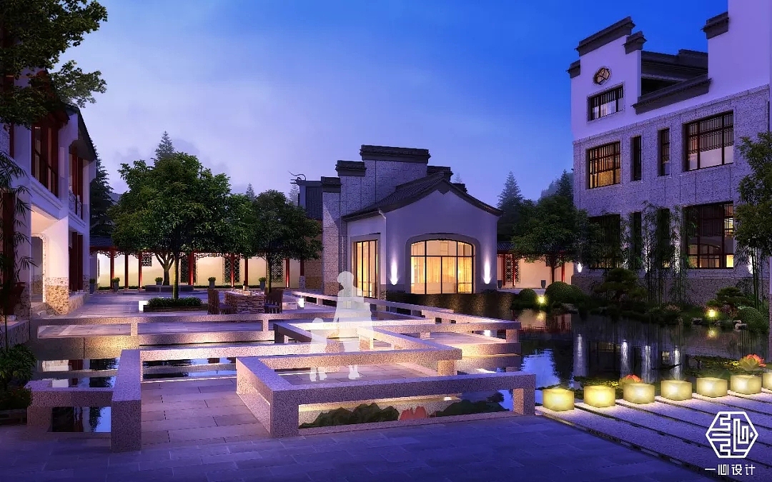 中式民宿设计丨一心中式民宿 · 客家围屋（图ZMTYyNDc1MTEy） - 建筑设计 - 站酷设计师一心设计李健原创素材 - 站酷ZCOOL