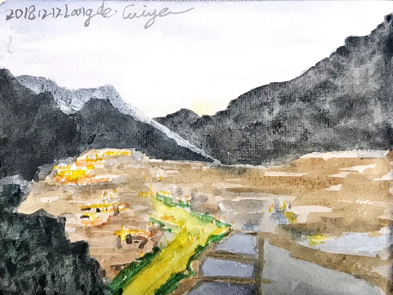 我的旅行日画——朗德（图ZMTM5ODU0MjUy） - 绘画 - 站酷设计师精灵一只原创素材 - 站酷ZCOOL