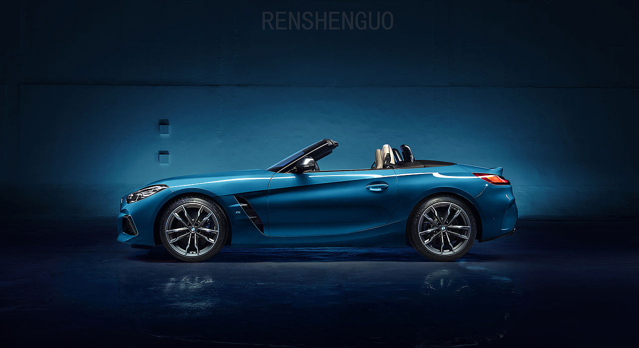 汽车修图-BMW Z4（图ZMjEyODAwNTEy） - 修图/后期 - 站酷设计师老法师人参果原创素材 - 站酷ZCOOL