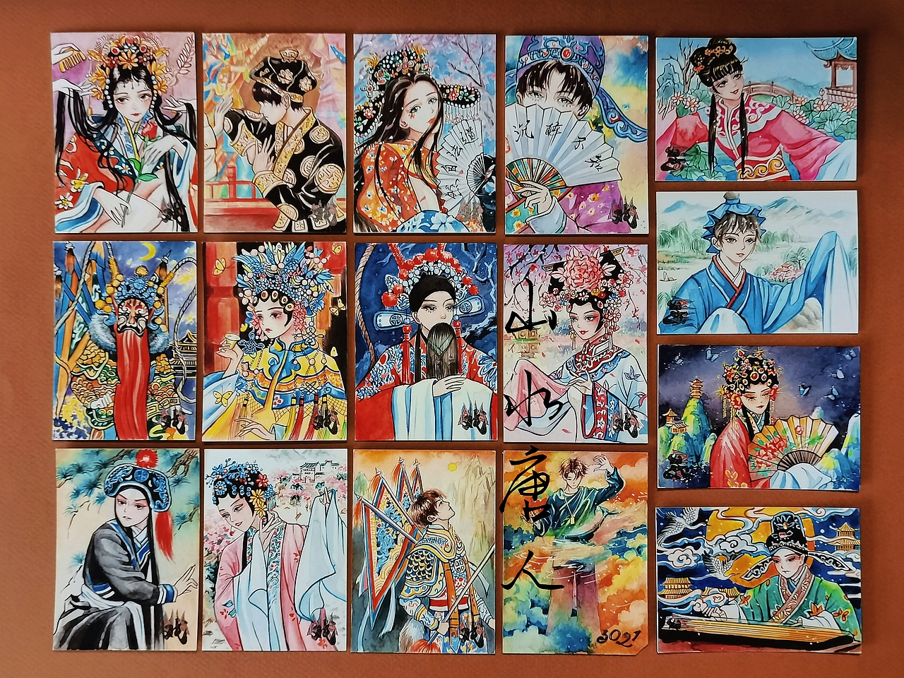 《梦回长安《戏曲《妖神记《酆都故事》系列插画⚈₃⚈ 🎊