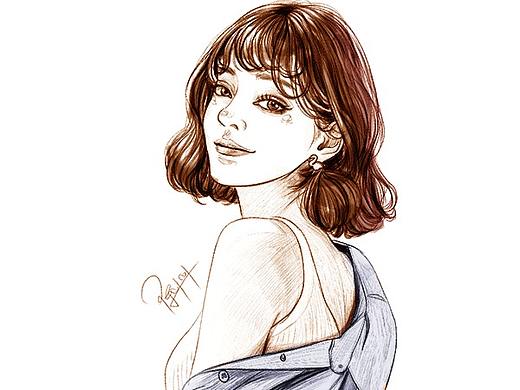 每天速畫系列（個人主頁-ZMzY0NTEzMDQ=） - 創(chuàng)作習(xí)作 - 站酷設(shè)計師陳大艷原創(chuàng)素材 - 站酷ZCOOL