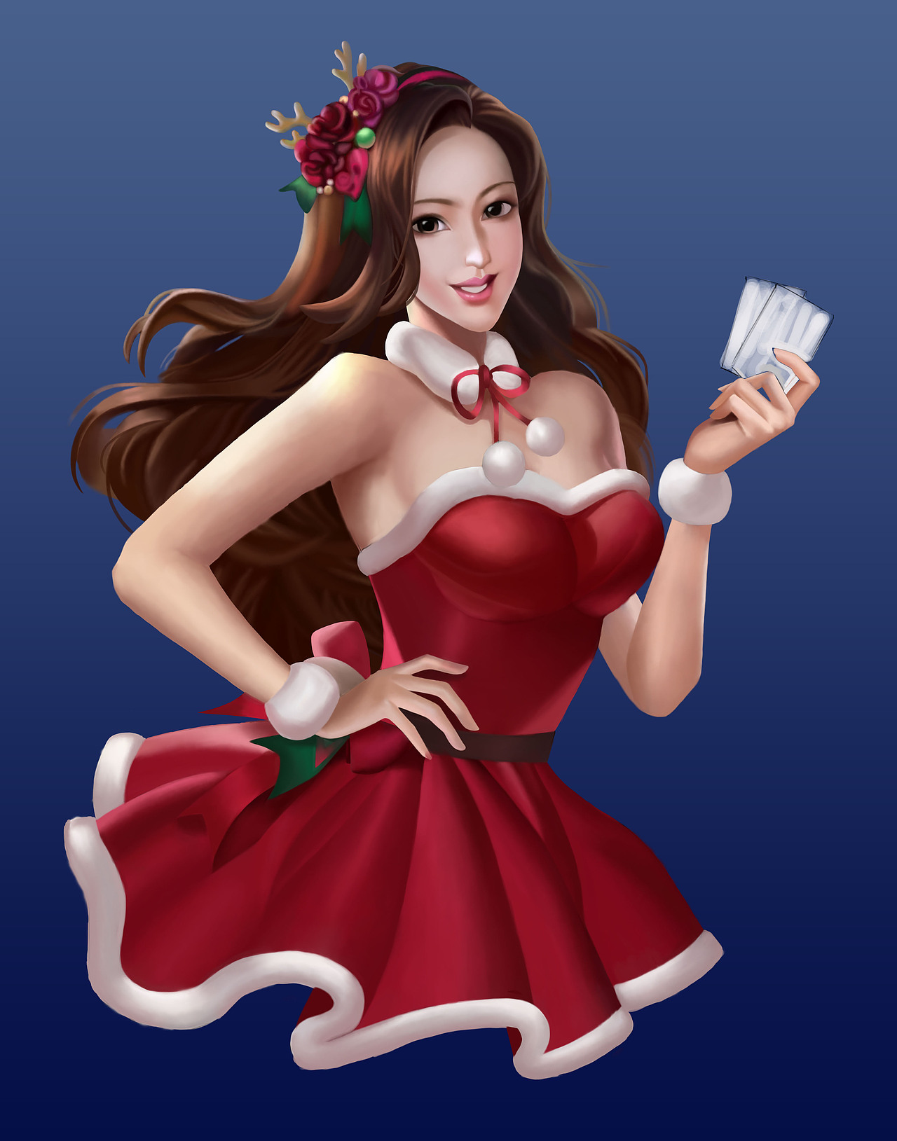 荷官（图ZMTIxNTMyMjEy） - 游戏原画 - 站酷设计师酱油蘸水果原创素材 - 站酷ZCOOL