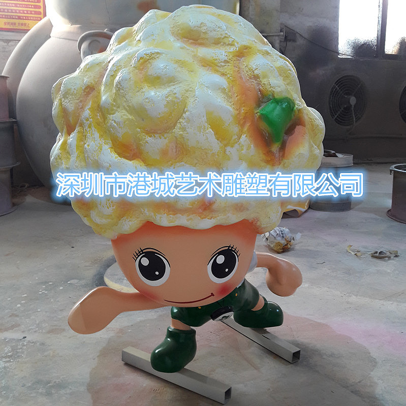 粗粮粮食IP形象玻璃钢大米宝宝爆米花卡通雕塑娃娃摆设（图ZMjE2OTIwNjQ4） - 雕塑 - 站酷设计师深圳港城雕塑原创素材 - 站酷ZCOOL