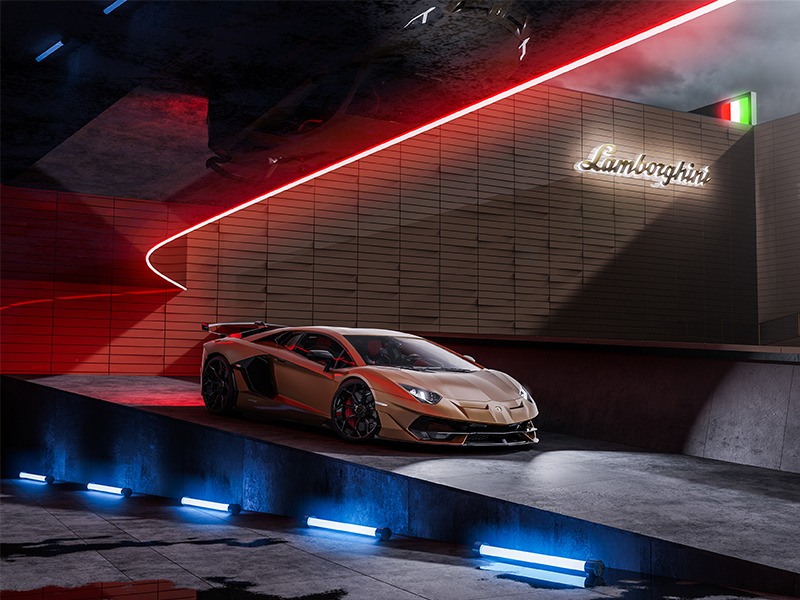 CGI丨Lamborghini Aventador SVJ
