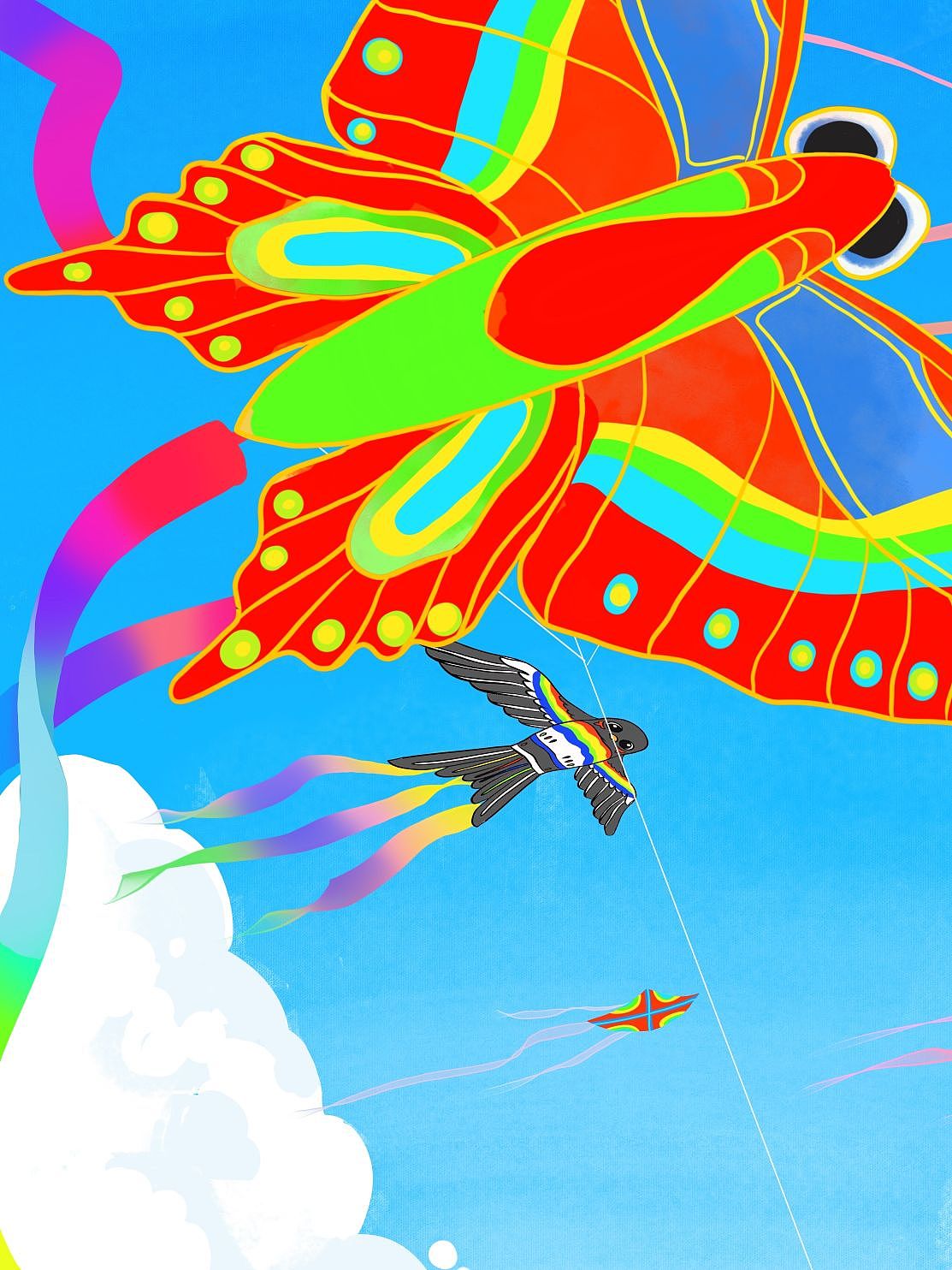 二十四节气之春分|小朋友放风筝