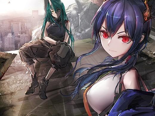 明日方舟-陈sir&星熊（个人主页-ZMzgxNjMwOTY=） - 艺术插画 - 站酷设计师9B要努力原创素材 - 站酷ZCOOL