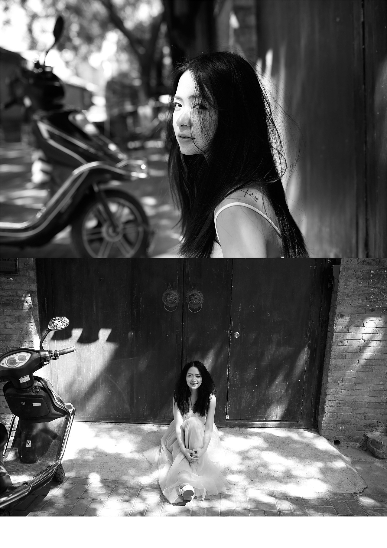#跟青春留个影＃黑与白（图ZNDg3OTE5NzI=） - 人像摄影 - 站酷设计师拖小拖原创素材 - 站酷ZCOOL
