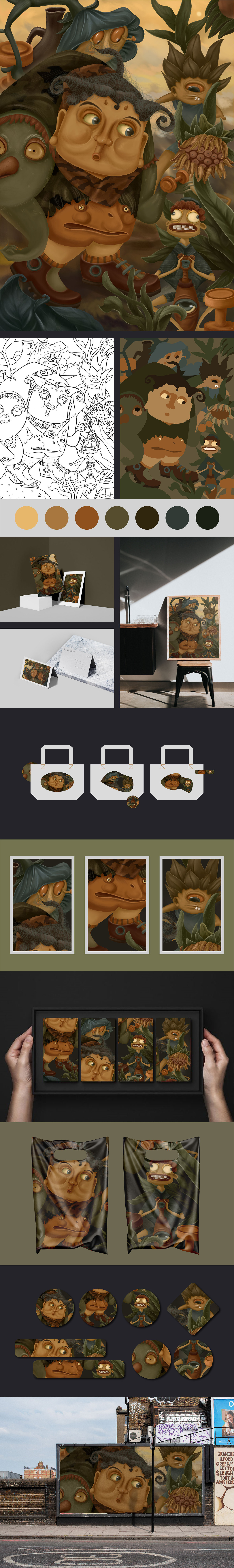 【油画】复古怪诞系列