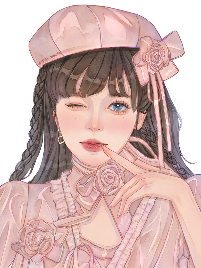 画了仙女哦（图ZMzYwNTIzNjUy） - 绘画 - 站酷设计师雯钰_WenYu原创素材 - 站酷ZCOOL