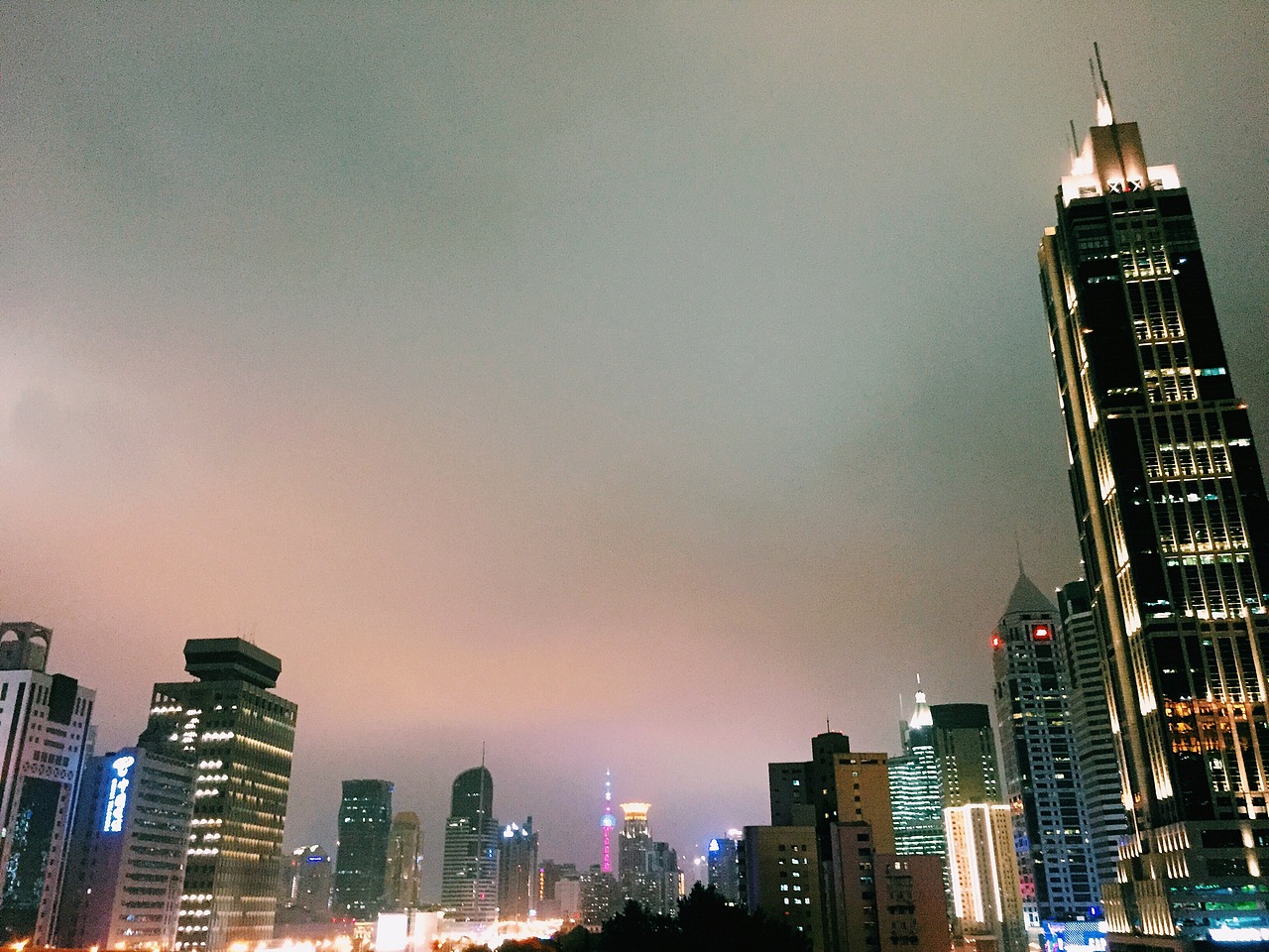 我在上海高速桥