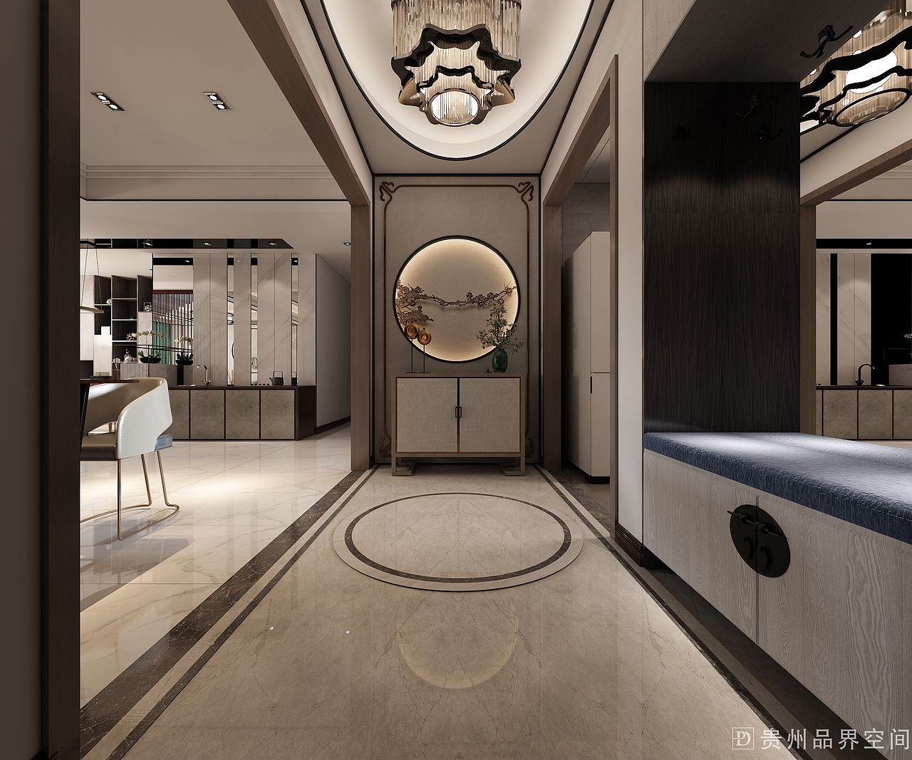 贵州品界空间 | 观府壹号 混搭美学（图ZMTUxMDIxNzIw） - 家装设计 - 站酷设计师品界空间装饰原创素材 - 站酷ZCOOL