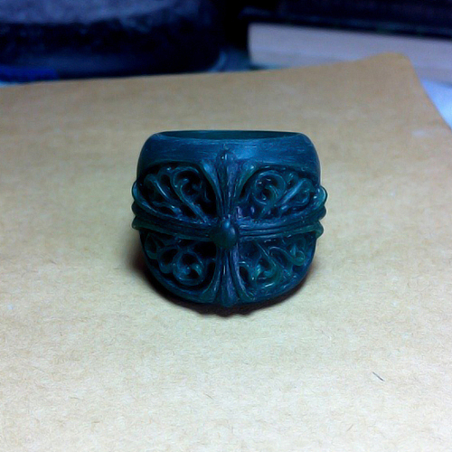 店主复刻Chrome Hearts男士宽花戒指（图ZOTgzMjkwNA==） - 其他工业/产品 - 站酷设计师盖比大长腿原创素材 - 站酷ZCOOL