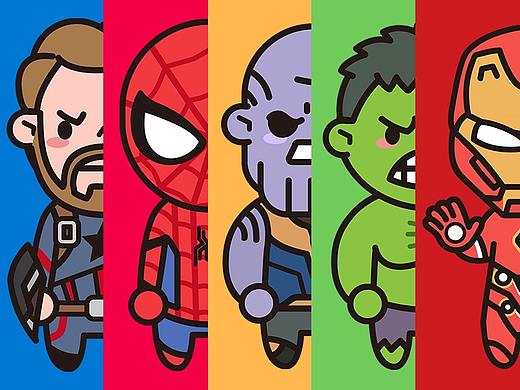 复联(Ⅲ)系列的部分小人图 完全篇!