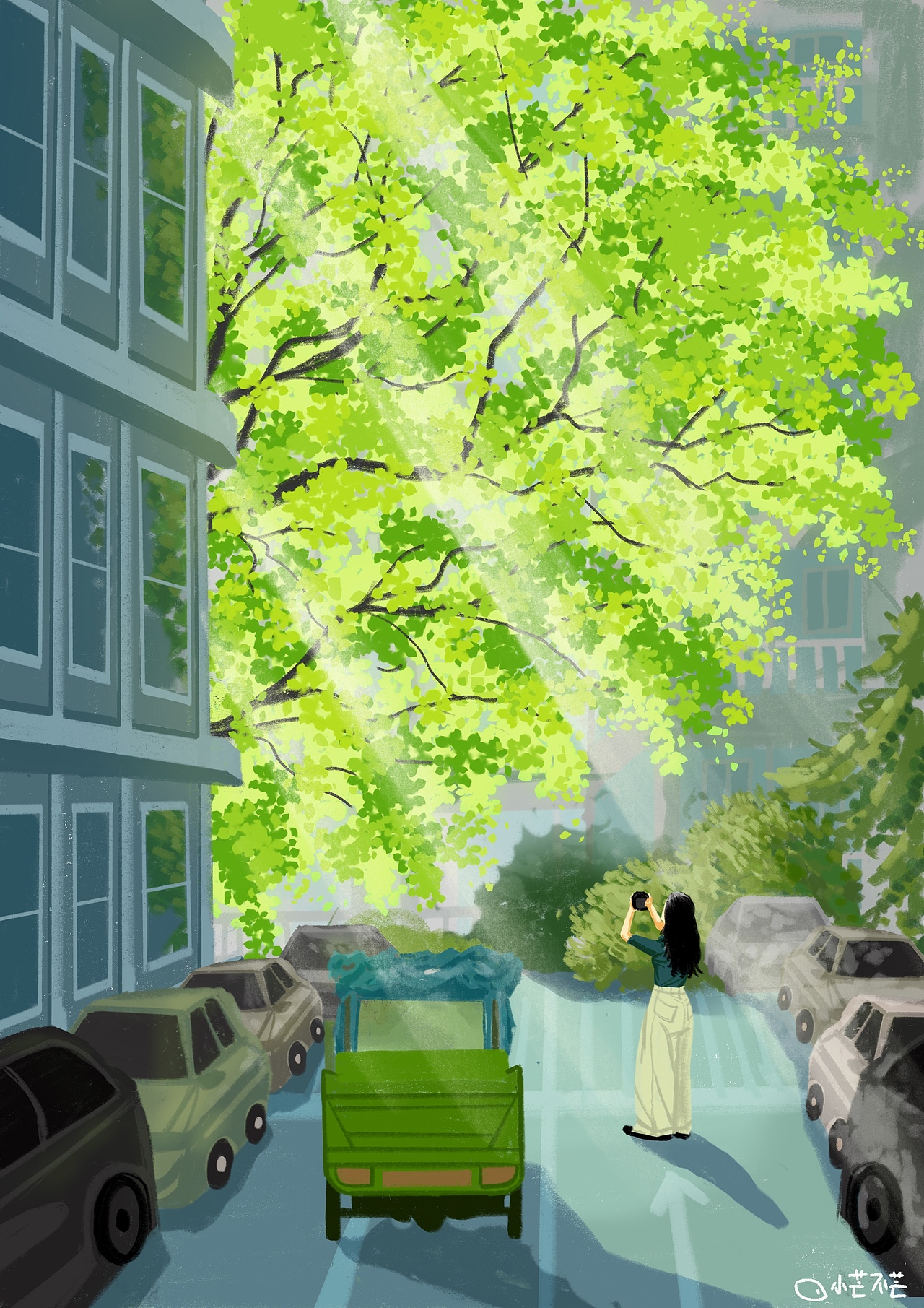 五月插画总结（图ZMzY5OTcyNDA4） - 创作习作 - 站酷设计师小芒不芒原创素材 - 站酷ZCOOL