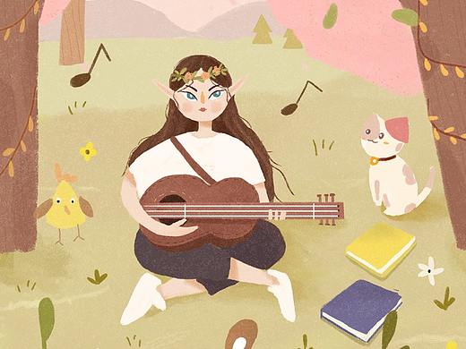 狂欢音乐节（个人主页-ZMzU4MjIyMjQ=） - 商业插画 - 站酷设计师Conch01原创素材 - 站酷ZCOOL