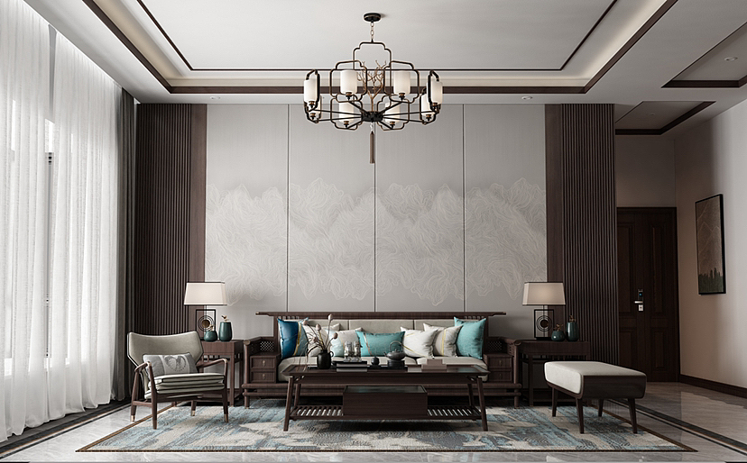 数码墙绘肌理画