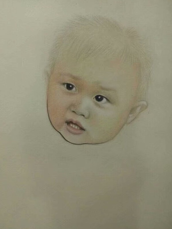 接电话的萌娃（图ZMTE3NjU0MzY4） - 绘画 - 站酷设计师李胜仁原创素材 - 站酷ZCOOL