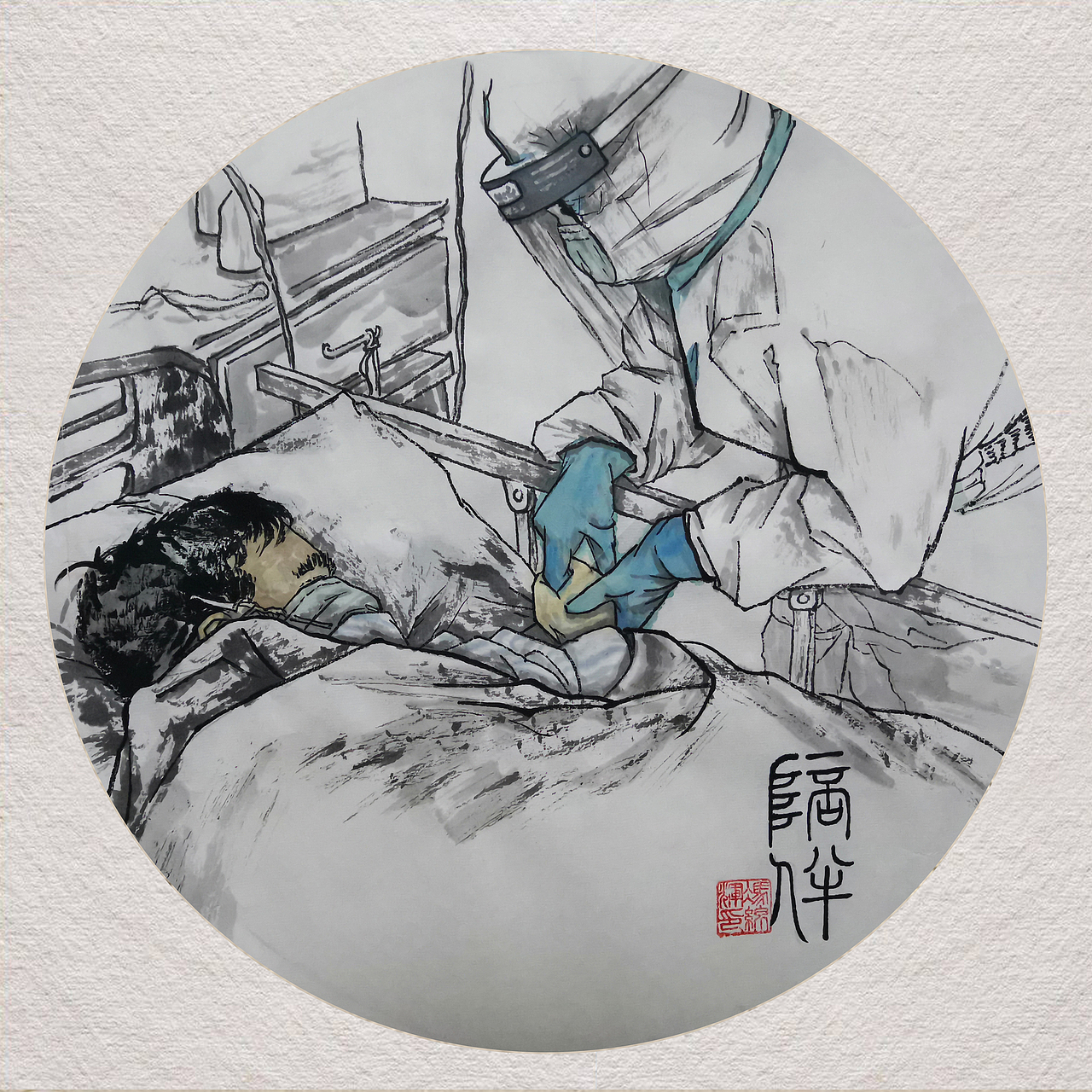 《陪伴》（图ZMTk2NjM3NDY4） - 绘画 - 站酷设计师风淅淅原创素材 - 站酷ZCOOL