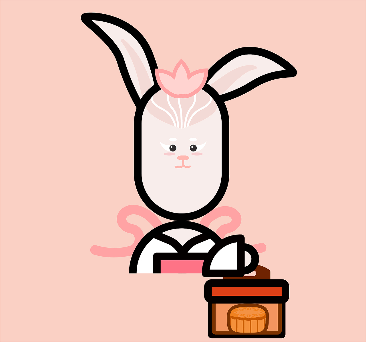 中秋月兔（图ZMjIzNTkzOTAw） - 创作习作 - 站酷设计师熙梓原创素材 - 站酷ZCOOL